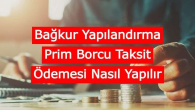 BagKur Yapilandirma Basvurulari