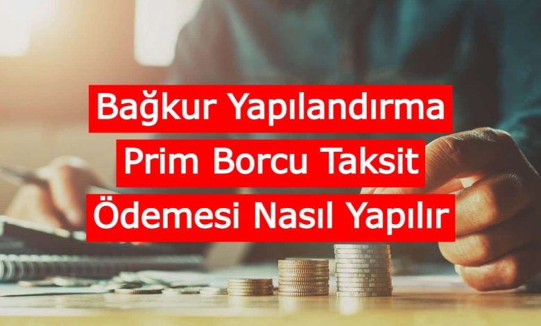 BagKur Yapilandirma Basvurulari