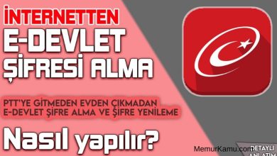 E-devlet nedir? İnternetten E-Devlet Şifresi Alma?