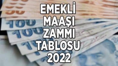 Emekli (SSK-Bağ-Kur) maaşı zammı oranı 2022! Zamlı emekli maaşları ne kadar oldu?