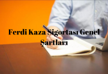 Ferdi Kaza Sigortasi Genel Sartlari