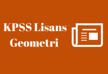 KPSS Lisans Geometri