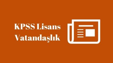 KPSS Lisans Vatandaslik Konulari