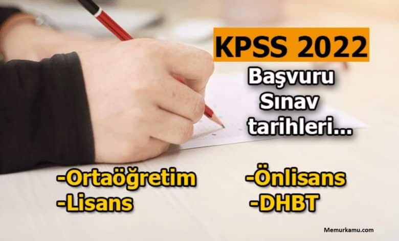 Kpss Başvuru 2022