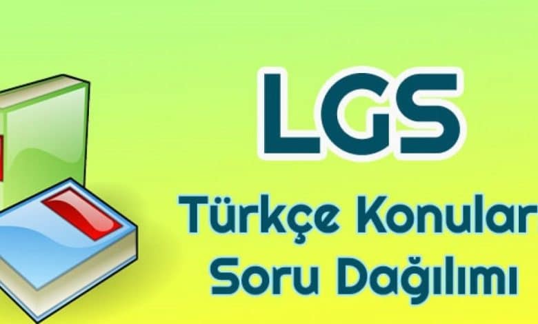 LGS Turkce Konulari