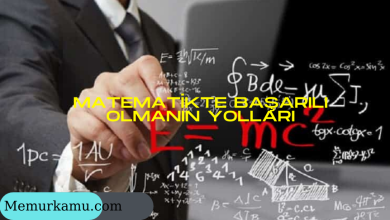 Matematikte Başarılı Olmanın Yolları 12 Matematikte Başarılı Olmanın Yolları